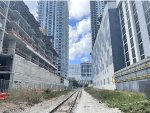 FEC tracks in Downtown Miami 